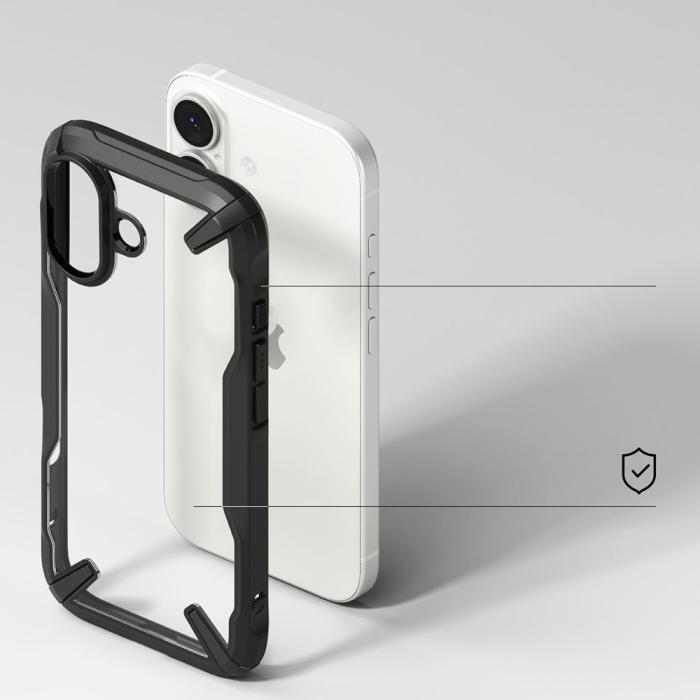 Bild 4, Ringke Ringke iPhone 17 Skal Fusion X Svart