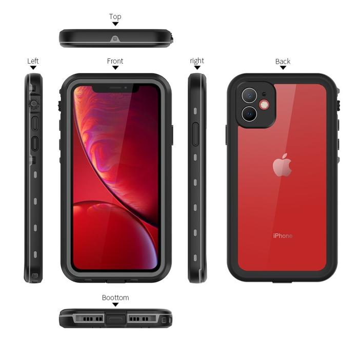 Bild 6, REDPEPPER REDPEPPER iPhone 11 Skal 360 Vattentätt IP68 Svart