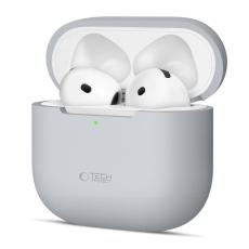 Tech-Protect Tech-Protect AirPods 4 Skal Silikon Crayon Grey