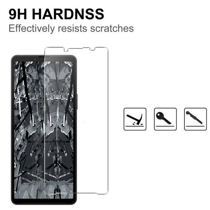 Bild 3,  Sony Xperia 10 VII Skärmskydd Härdat Glas