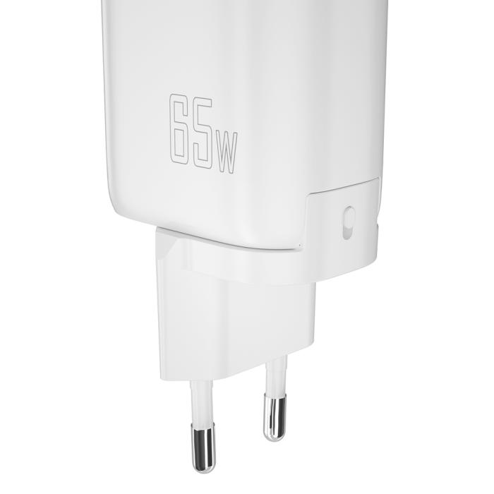 Bild 2, DUDAO Dudao 65W GaN 3in1 Reseadapter Laddare PD QC Vit