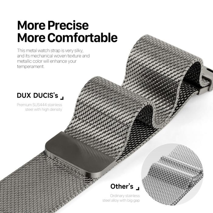Bild 3, DUX DUCIS DUX DUCIS Apple Watch 42/44/45/46/49 mm Armband Milanese Pro