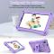  Galaxy Tab A11 / A9 / A7 Lite / A 8.0 Skal EVA Kickstand Lila