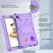  Galaxy Tab A11 / A9 / A7 Lite / A 8.0 Skal EVA Kickstand Lila