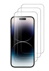  3-Pack - iPhone 16 Pro H&auml;rdat Glas Sk&auml;rmskydd