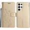  Samsung Galaxy S23 Ultra Fodral Med Tryck Guld