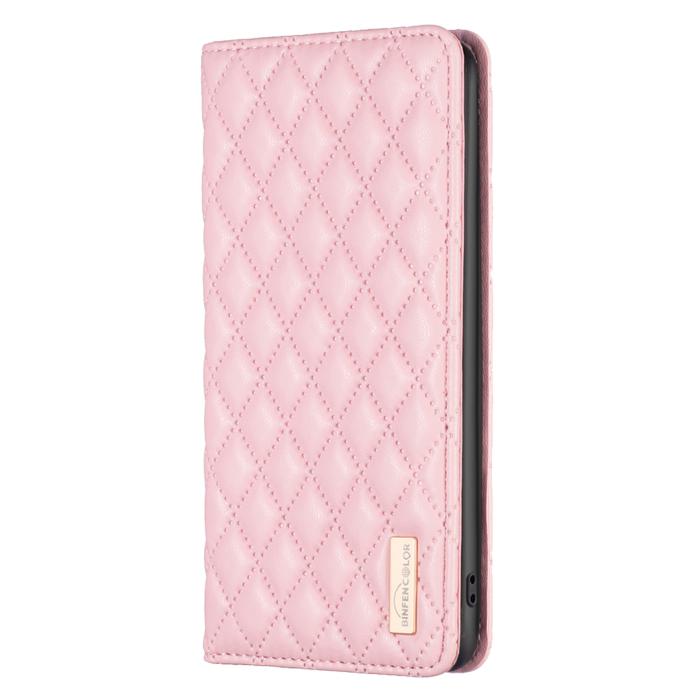 Bild 2, BINFEN BINFEN iPhone Air Fodral Diamond Flip Läder Rosa