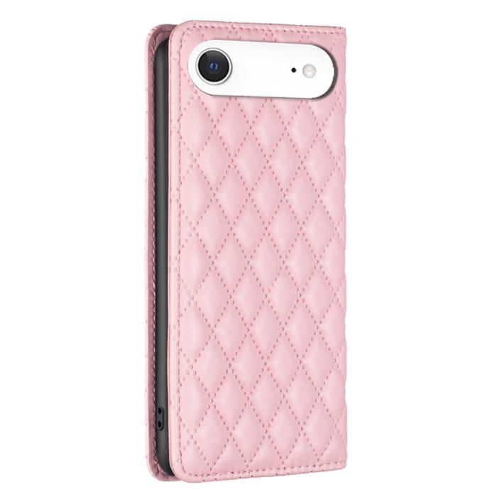 Bild 3, BINFEN BINFEN iPhone Air Fodral Diamond Flip Läder Rosa