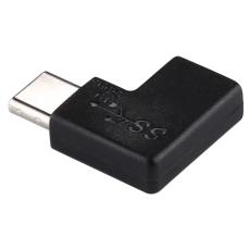  USB-C Hona - USB-C Hane Adapter 90 Grader Svart