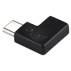  USB-C Hona - USB-C Hane Adapter 90 Grader Svart