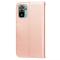  Xiaomi Redmi Note 10S - Solid Läder Fodral - Roséguld