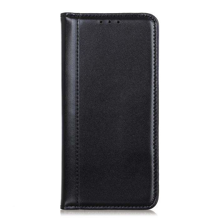 Bild 2,  Xiaomi Redmi Note 10S - Läder Flip Fodral - Svart