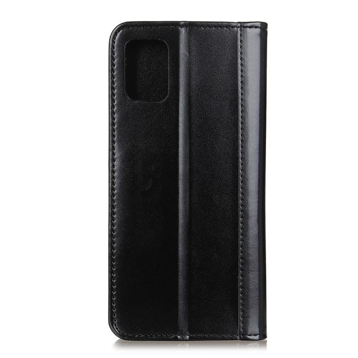 Bild 3,  Xiaomi Redmi Note 10S - Läder Flip Fodral - Svart