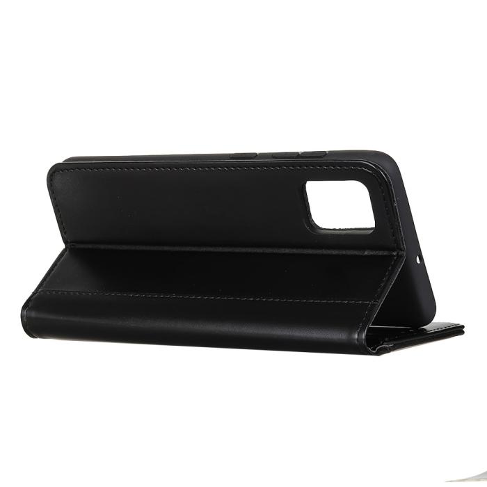Bild 4,  Xiaomi Redmi Note 10S - Läder Flip Fodral - Svart