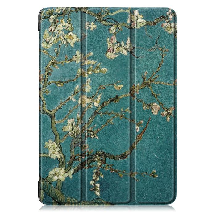Bild 2,  iPad 10.2 2019/2020/2021 Fodral Tri-Fold Peach Blossom