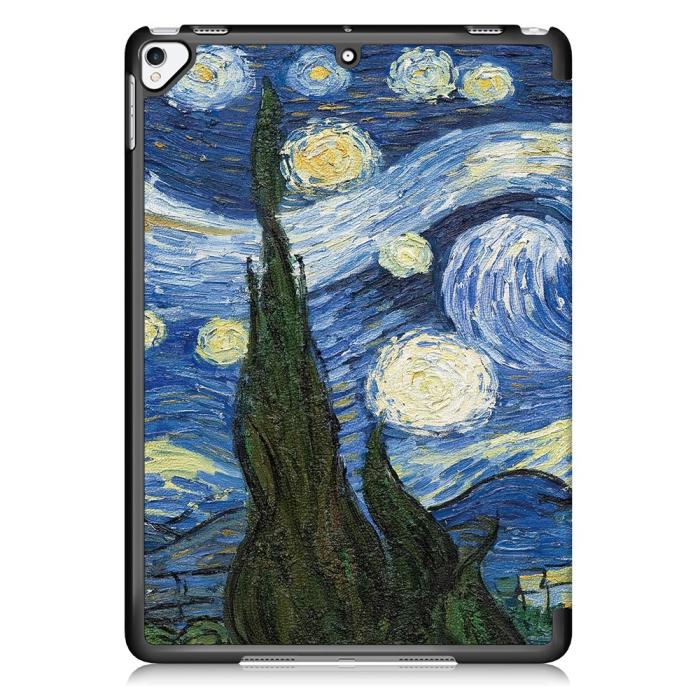 Bild 3,  iPad 10.2 2019/2020/2021 Fodral Tri-Fold Brush Painting