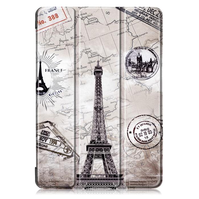 Bild 2,  iPad 10.2 2019/2020/2021 Fodral Tri-Fold Eiffeltornet