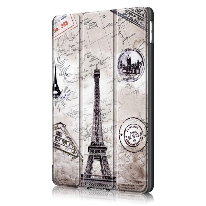 Bild 4,  iPad 10.2 2019/2020/2021 Fodral Tri-Fold Eiffeltornet