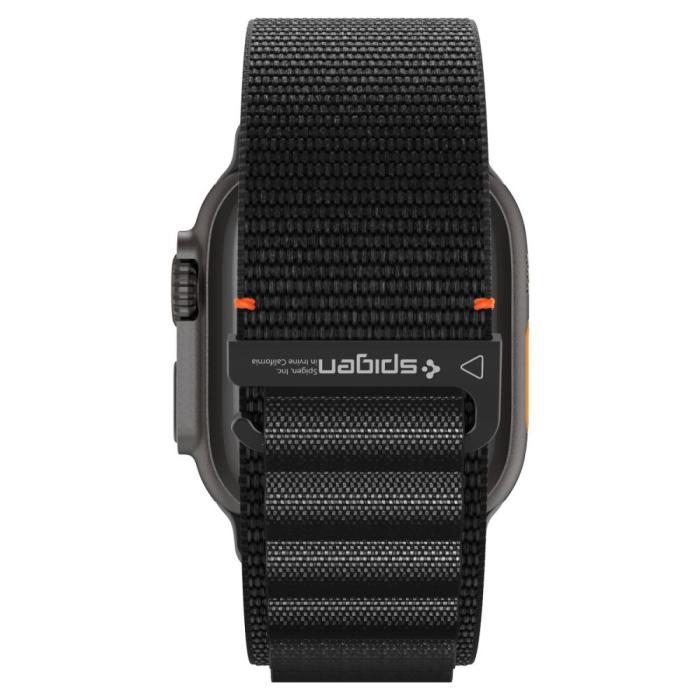 Bild 5, Spigen Spigen Apple Watch 42/44/45/46/49 mm Armband Svart