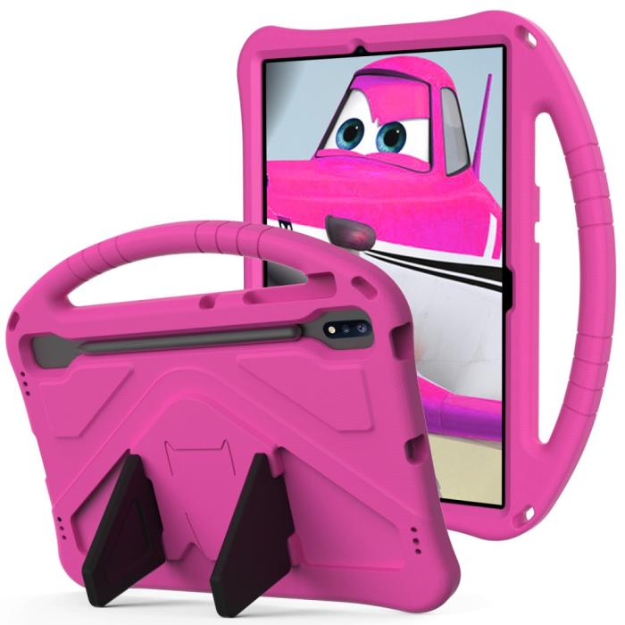 Bild 5,  Samsung Galaxy Tab S7 FE/S7 Plus/S8 Plus Fodral Skal EVA Rosa