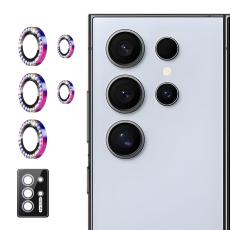 ENKAY ENKAY Galaxy S25 Ultra Linsskydd Rhinestone Colorful