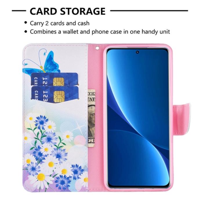 Bild 5,  Xiaomi 12 Pro Fodral Med Tryck Sommarblommor