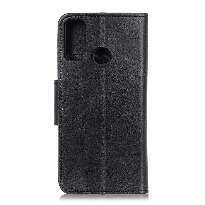 Bild 2,  Xiaomi Redmi 9C Fodral Crazy Horse Läder Svart