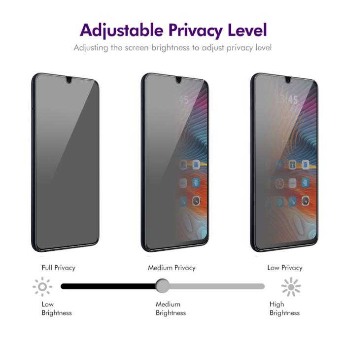 Bild 4, ENKAY ENKAY Xiaomi Redmi 14C Skärmskydd Härdat Glas Heltäckande Privacy