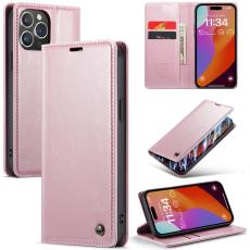 CASEME CASEME iPhone 16 Pro Fodral Oil Wax Flip Rosa