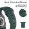 ColorPop Apple Watch 42/44/45/46/49 mm Silikon Armband (M/L) Mörk Grön