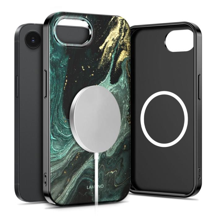 Bild 2, Tech-Protect Tech-Protect iPhone 17e / 16e Skal MagSafe Lamano Verde Aura
