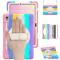 Samsung Galaxy Tab S11 Skal Shockproof Hybrid Kickstand Rainbow