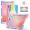  Samsung Galaxy Tab S11 Skal Shockproof Hybrid Kickstand Rainbow