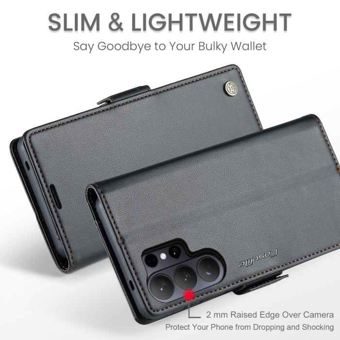 Bild 5, CASEME CASEME Samsung Galaxy S26 Ultra Fodral RFID Läder Svart