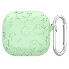  AirPods 4 Skal Med Dinosaurie Motiv Silikon Gr&ouml;n