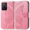  Xiaomi 11T / 11T Pro Fodral Läder Butterfly Rosa