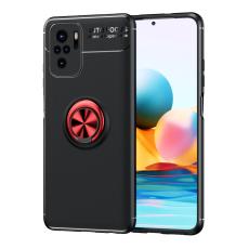  Xiaomi Redmi Note 10S - Ring Skal - Svart/R&ouml;d