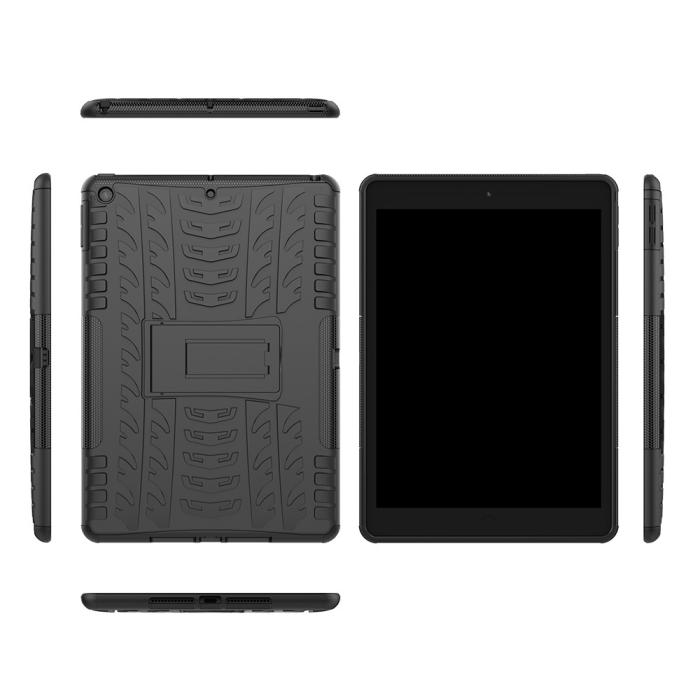 Bild 2,  iPad 10.2 2019/2020/2021 Skal Rugged Kickstand Armor Svart