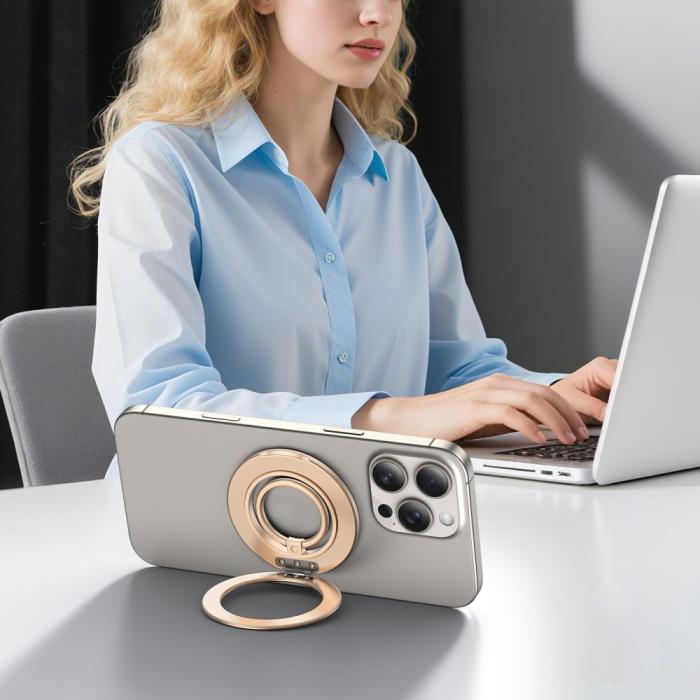 Bild 3, Tech-Protect Tech-Protect Magnetisk MagSafe Ringhållare Satin Guld