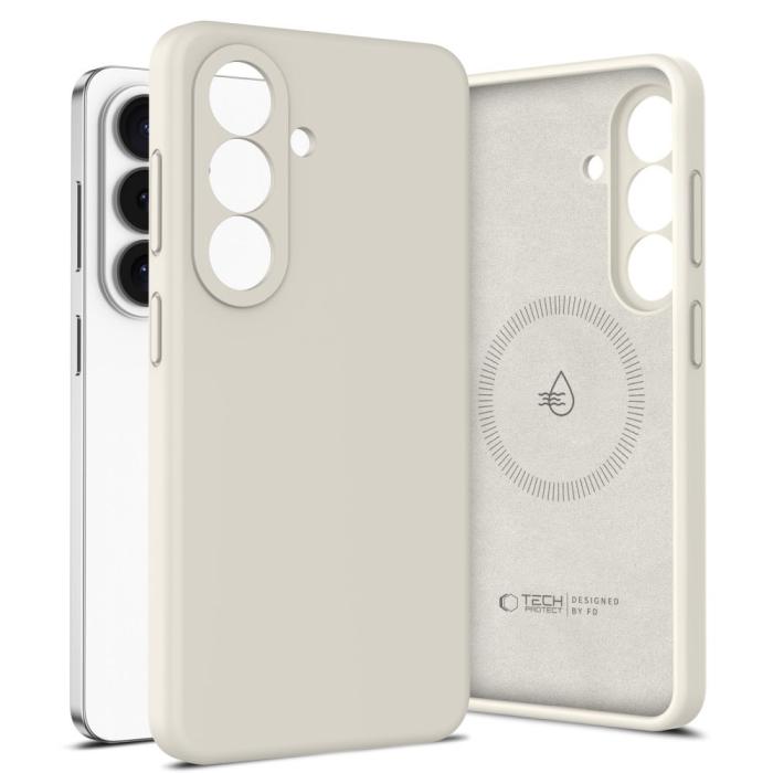 Bild 2, Tech-Protect Tech-Protect Galaxy S26 Skal MagSafe Silicone Cosmic Latte
