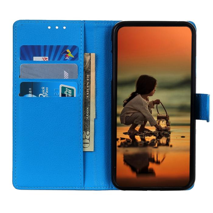 Bild 2,  Samsung Galaxy A27 5G Fodral PU Läder Blå
