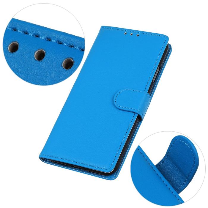 Bild 3,  Samsung Galaxy A27 5G Fodral PU Läder Blå