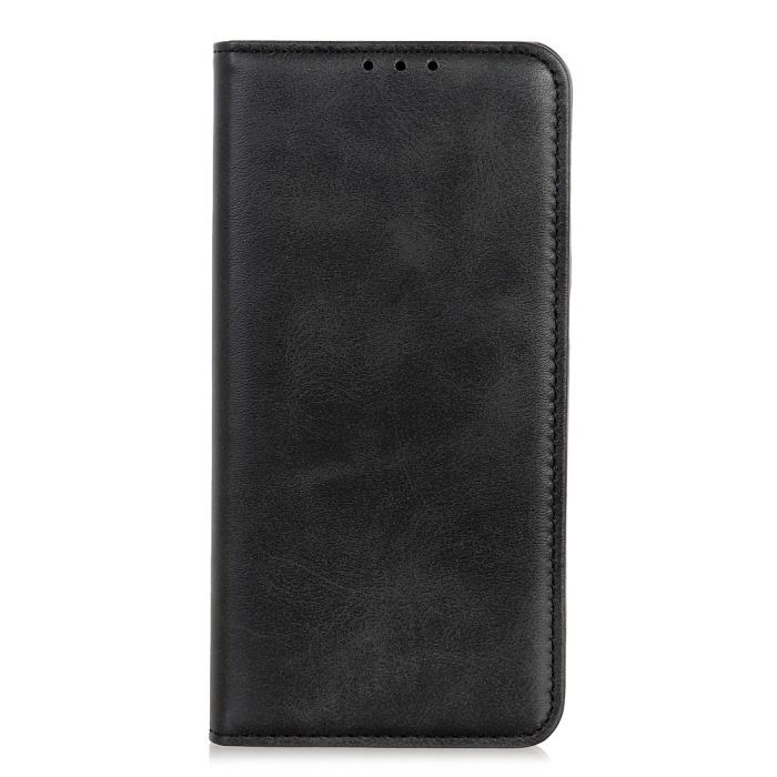 Bild 6,  iPhone 16 Pro Max Fodral Läder Flip Svart