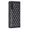 BINFEN BINFEN Galaxy A35 5G Fodral Flip Diamond Läder Svart