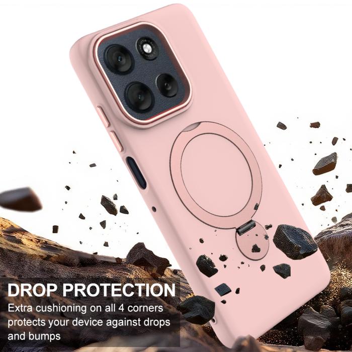 Bild 4,  Motorola Edge 60/60 Fusion Skal MagSafe Kickstand Hybrid Rosa