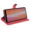  Sony Xperia 5 V Fodral Litchi Textur Röd