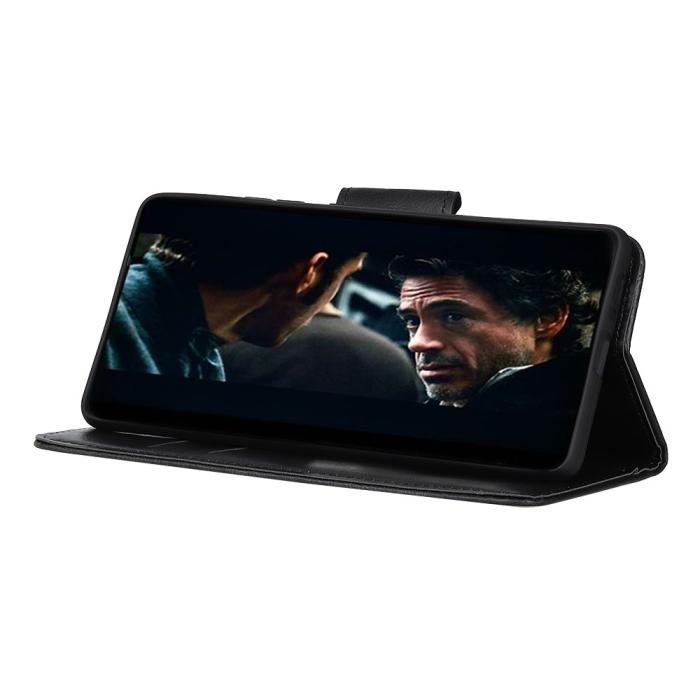 Bild 5,  Xiaomi Redmi 9C Fodral Crazy Horse Läder Svart