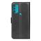  Motorola Moto G71 Fodral Litchi Textur Svart