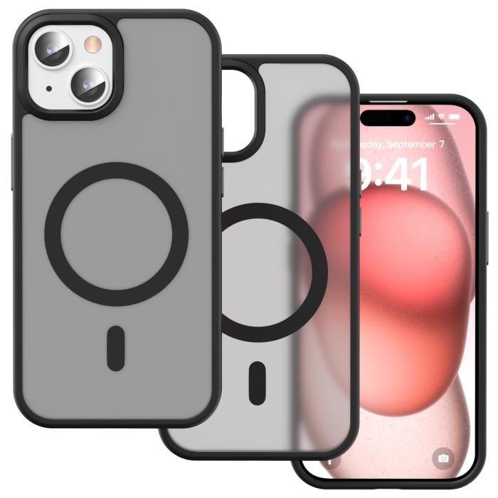 Bild 2, ColorPop ColorPop iPhone 15 Skal CH MagSafe Matt Svart