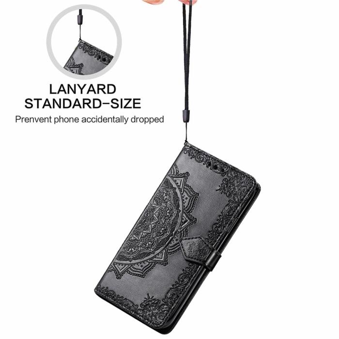 Bild 6,  Samsung Galaxy A16 Fodral Med Mandala Tryck Svart